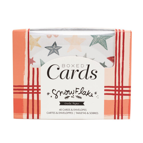 Crate Paper - Snowflake Collection - Boxed Cards Set