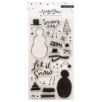 Crate Paper - Snowflake Collection - Clear Acrylic Stamps