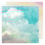 American Crafts - Color Kaleidoscope Collection - 12 x 12 Double Sided Paper - Look Up