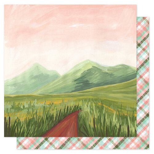 1 Canoe 2 - Saturday Afternoon Collection - 12 x 12 Double Sided Paper - Mountain Path