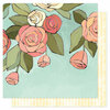 1 Canoe 2 - Saturday Afternoon Collection - 12 x 12 Double Sided Paper - Afternoon Roses