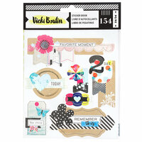 Vicki Boutin - Color Kaleidoscope Collection - Sticker Book with Foil Accents