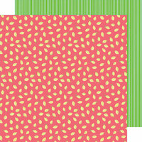 American Crafts - Stay Sweet Collection - 12 x 12 Double Sided Paper - Pink Lemon Party