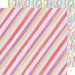 American Crafts - Stay Sweet Collection - 12 x 12 Double Sided Paper - Candy Stripe