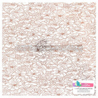 American Crafts - Stay Sweet Collection - 12 x 12 Acetate Paper with Foil Accents