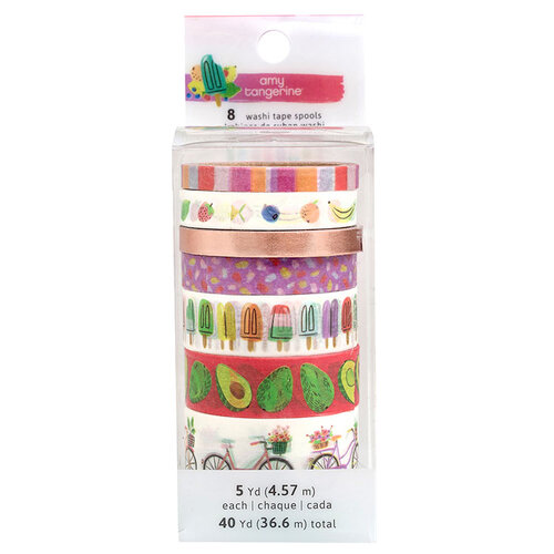 American Crafts - Stay Sweet Collection - Washi Tape with Foil Accents