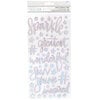 American Crafts - Sparkle City Collection - Thickers - Foam with Foil Accents - Phrase and Icon - Sparkle