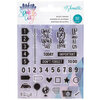 American Crafts - Sparkle City Collection - Clear Acrylic Stamps