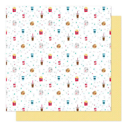 American Crafts - Sparkle City Collection - 12 x 12 Double Sided Paper - Grab and Go