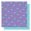 American Crafts - Sparkle City Collection - 12 x 12 Double Sided Paper - Rainy Day