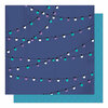 American Crafts - Sparkle City Collection - 12 x 12 Double Sided Paper - Fairy Lights
