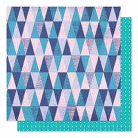 American Crafts - Sparkle City Collection - 12 x 12 Double Sided Paper - Mountain View