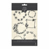 Kelly Creates - Clear Acrylic Stamps - Floral Wreaths