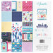 American Crafts - Sparkle City Collection - 12 x 12 Paper Pad with Foil Accents