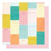 Shimelle Laine - Field Trip Collection - 12 x 12 Double Sided Paper - Check It