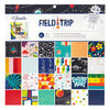 American Crafts - Field Trip Collection - 12 x 12 Paper Pad with Matte Silver Foil Accents