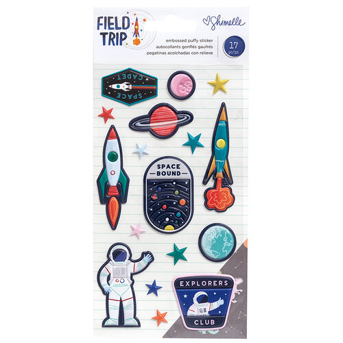 Shimelle Laine - Field Trip Collection - Embossed Puffy Stickers