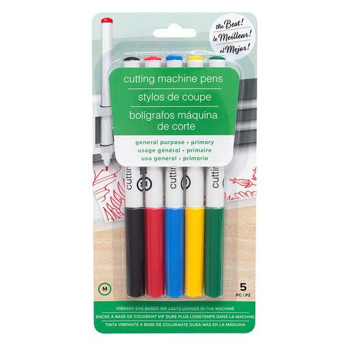 American Crafts - Cutting Machine Pens - General Purpose - Medium Tip - Primary