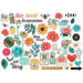 American Crafts - Wildflower and Honey Collection - Ephemera Pack - Icons