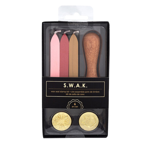 American Crafts - S.W.A.K. - Wax Seal Kit - Sunflower & Rose