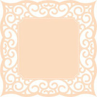 American Crafts - Dear Lizzy Enchanted Collection - 12 x 12 Lace Paper - Proper Goldie, CLEARANCE
