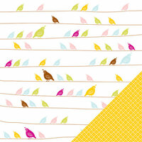 American Crafts - Hello Sunshine Collection - 12 x 12 Double Sided Paper - Zippy