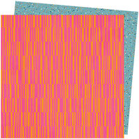 American Crafts - Slice Of Life Collection - 12 x 12 Double Sided Paper - Pink Lemonade