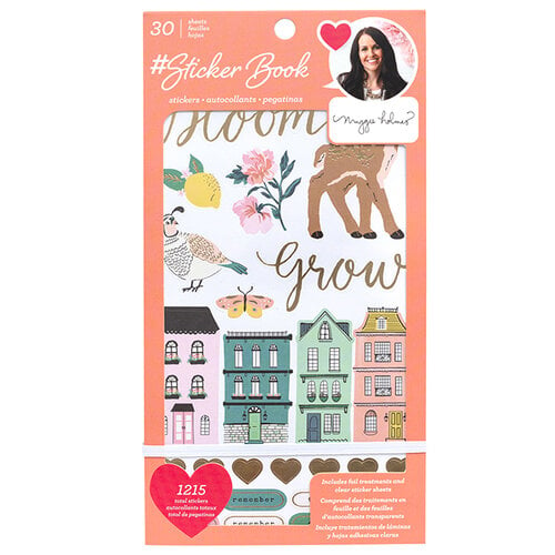 American Crafts - Sticker Book With Foil Accents - Maggie Holmes