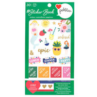 American Crafts - Sticker Book With Foil Accents - Pebbles