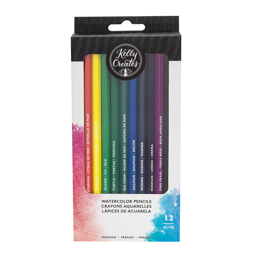 Kelly Creates - Watercolor Brush Lettering Collection - Watercolor Pencil Set