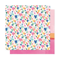 Dear Lizzy - She's Magic Collection - 12 x 12 Double Sided Paper - Kind Heart