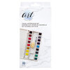American Crafts - Art Supply Basics Collection - Solid Watercolor Travel Set - 22 Pieces