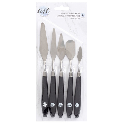 American Crafts - Art Supply Basics Collection - Stainless Palette Knife Set