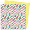 American Crafts - Write At Home Collection - 12 x 12 Double Sided Paper - All Tiled Up