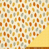 American Crafts - Nightfall Collection - Halloween - 12 x 12 Double Sided Paper - Fall Leaves