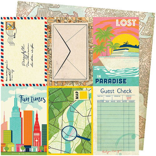 Vicki Boutin - Let's Wander Collection - 12 x 12 Double Sided Paper - Lost In Paradise