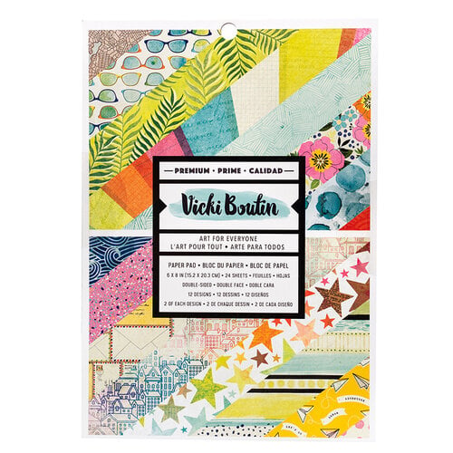 American Crafts - Let's Wander Collection - 6 x 8 Paper Pad