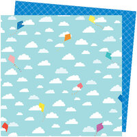 Amy Tangerine - Picnic in the Park Collection - 12 x 12 Double Sided Paper- All the Way Up