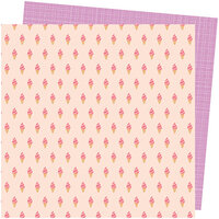 Amy Tangerine - Picnic in the Park Collection - 12 x 12 Double Sided Paper- Soft Serve