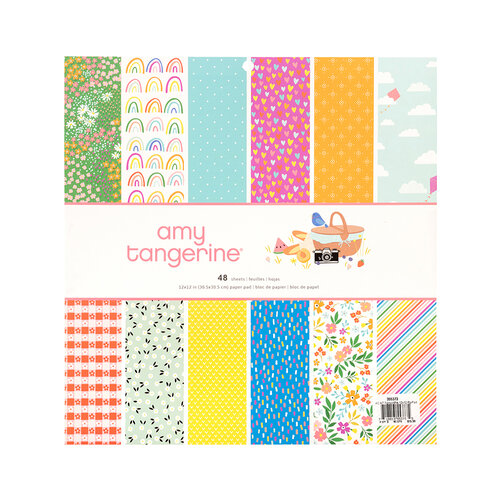 Amy Tangerine - Picnic in the Park Collection - 12 x 12 Paper Pad
