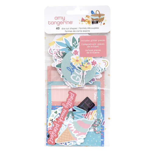 American Crafts - Picnic in the Park Collection - Ephemera - Iridescent Glitter
