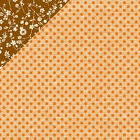 American Crafts - Amy Tangerine Collection - 12 x 12 Double Sided Paper - Orange You Glad
