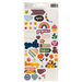 American Crafts - Slice Of Life Collection - Cardstock Stickers With Glitter Accents