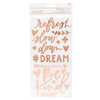 1 Canoe 2 - Willow Collection - Thickers - Foam Phrase - Copper Foil
