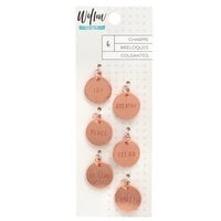 1 Canoe 2 - Willow Collection - Stamped Metal Charms with Copper Metallic Accents