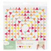 American Crafts - Dear Lizzy Neapolitan Collection - Flutterbys - Stitched Paper Garland - Happy Chance Pennant