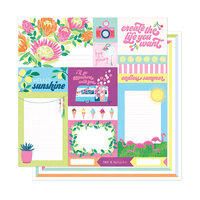 American Crafts - Here and Now Collection - 12 x 12 Double Sided Paper - Endless Summer