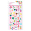 Dear Lizzy - Here and Now Collection - Puffy Stickers