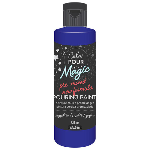 American Crafts - Color Pour Magic Collection - Pre-Mixed Pouring Paint - Sapphire