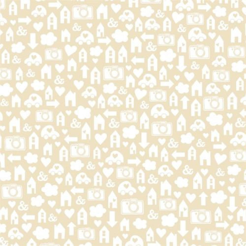 American Crafts - Amy Tangerine Collection - Ready Set Go - 12 x 12 Double Sided Paper - Around Town